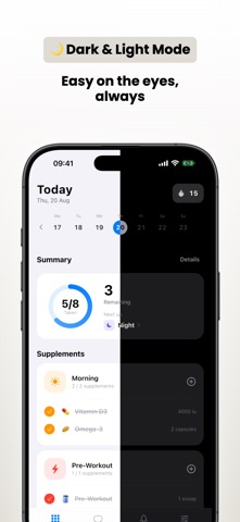 GymDose: Supplement Tracker Screenshot 3 of 6