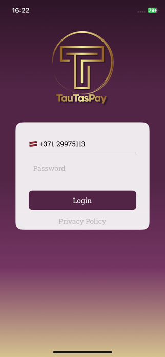 TauTasPay Screenshot 1 of 7