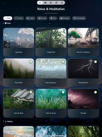Relax Melodies - Sleep Sounds iPad screenshot