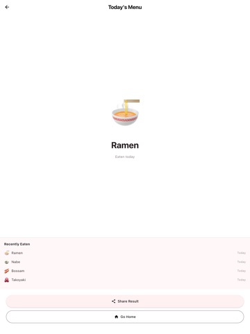 Yum Roulette iPad screenshot