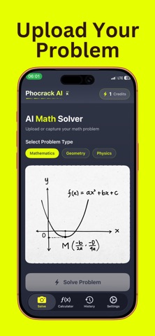 AI Math Solver App: Phocrack Screenshot 2 of 7