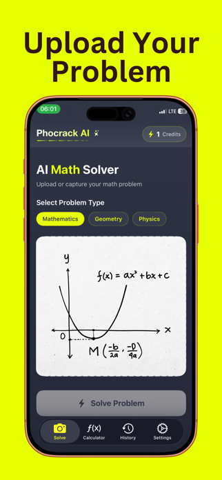 AI Math Solver App: Phocrack Screenshot 2 of 7