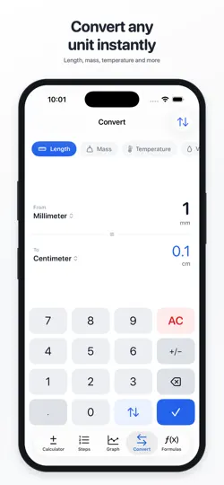 Capture d'écran de HS & College Calculator sur iPhone 5