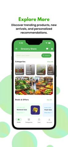 Grocery Stores iPhone screenshot