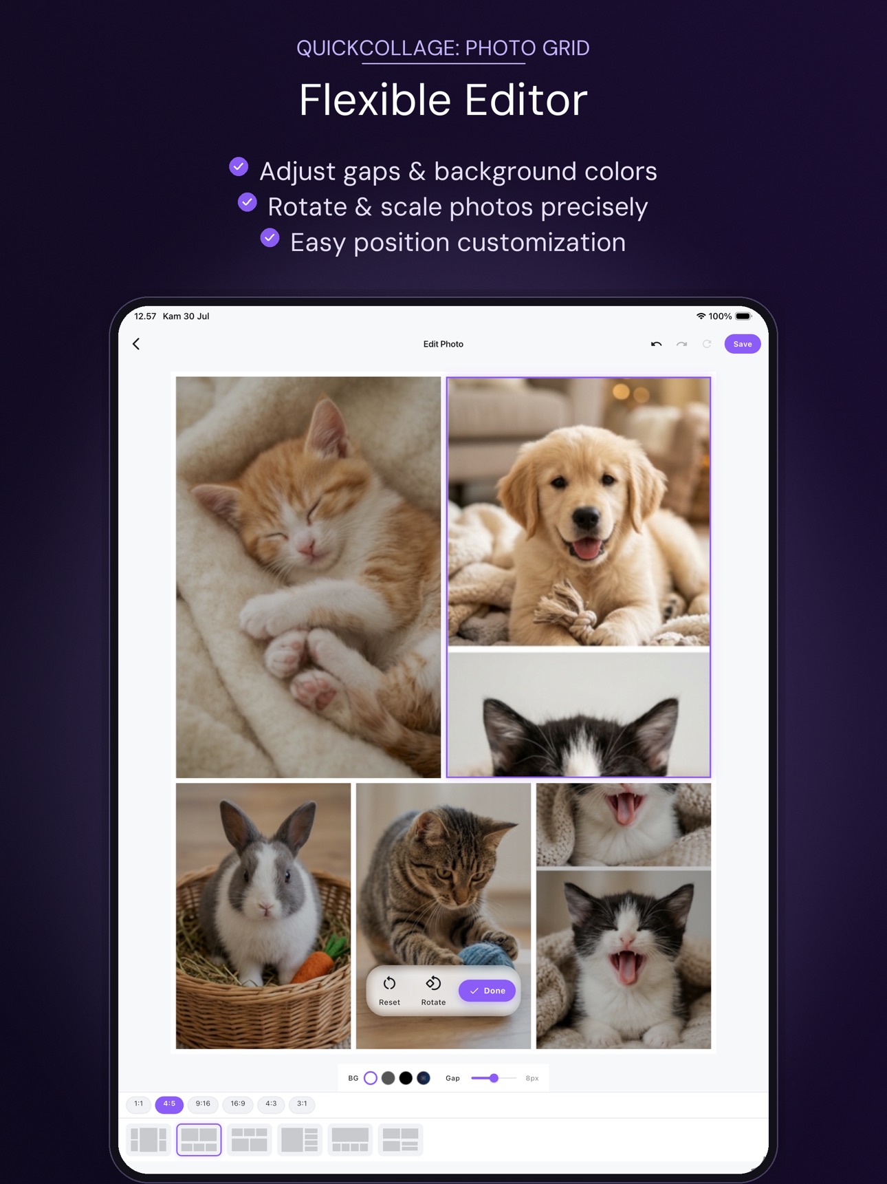 Screenshot 11 of QuickCollage: Photo Grid