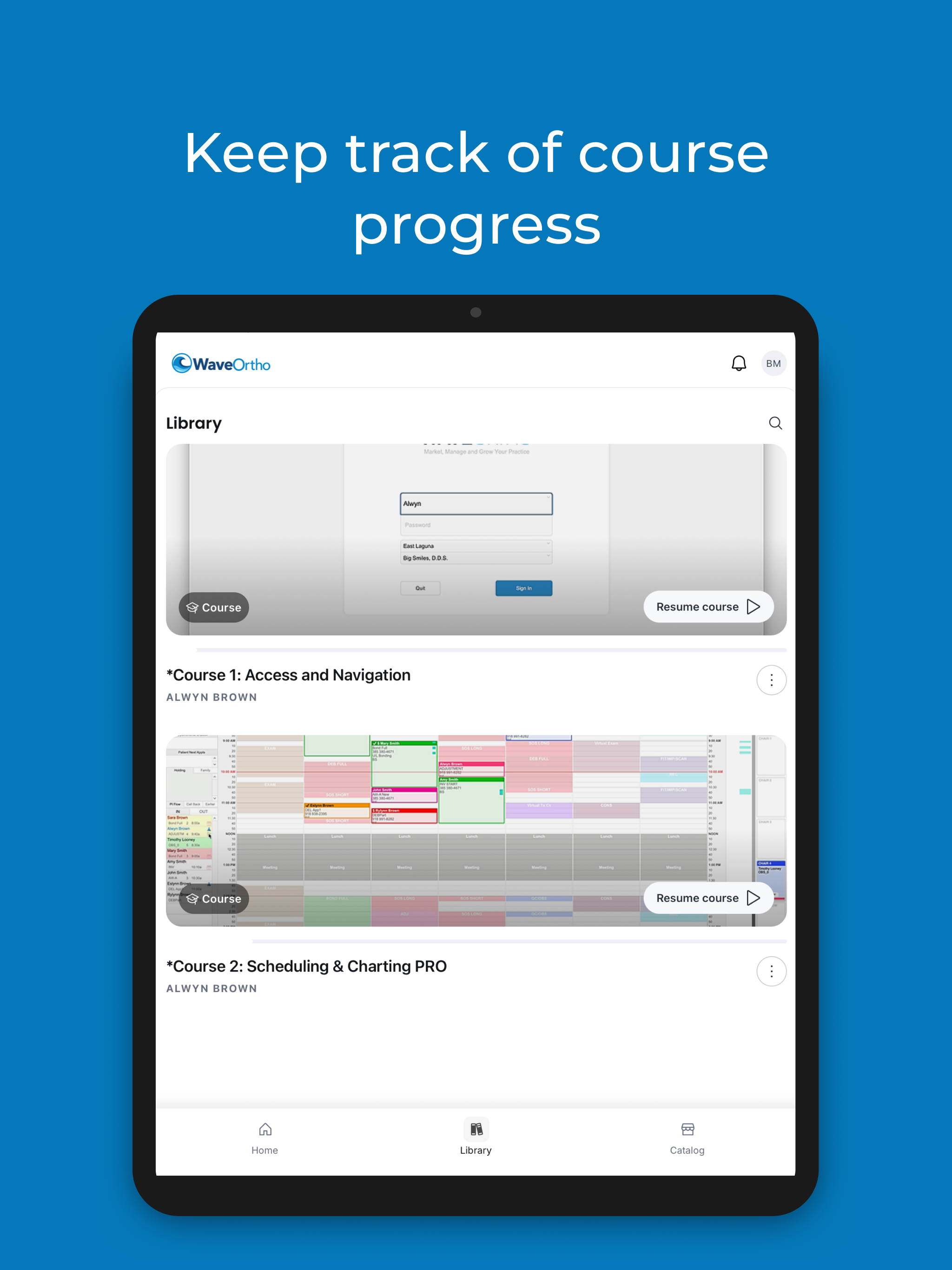 WaveOrtho Client Hub