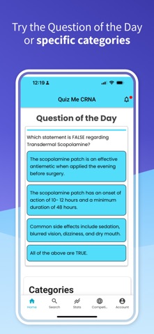 Quiz Me CRNA iPhone screenshot