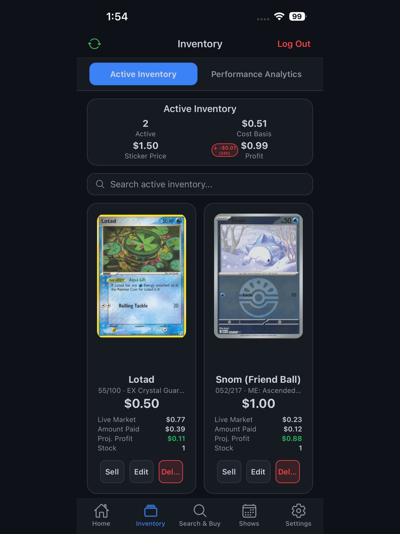 Screenshot 8 of CardCache by Totees Mart
