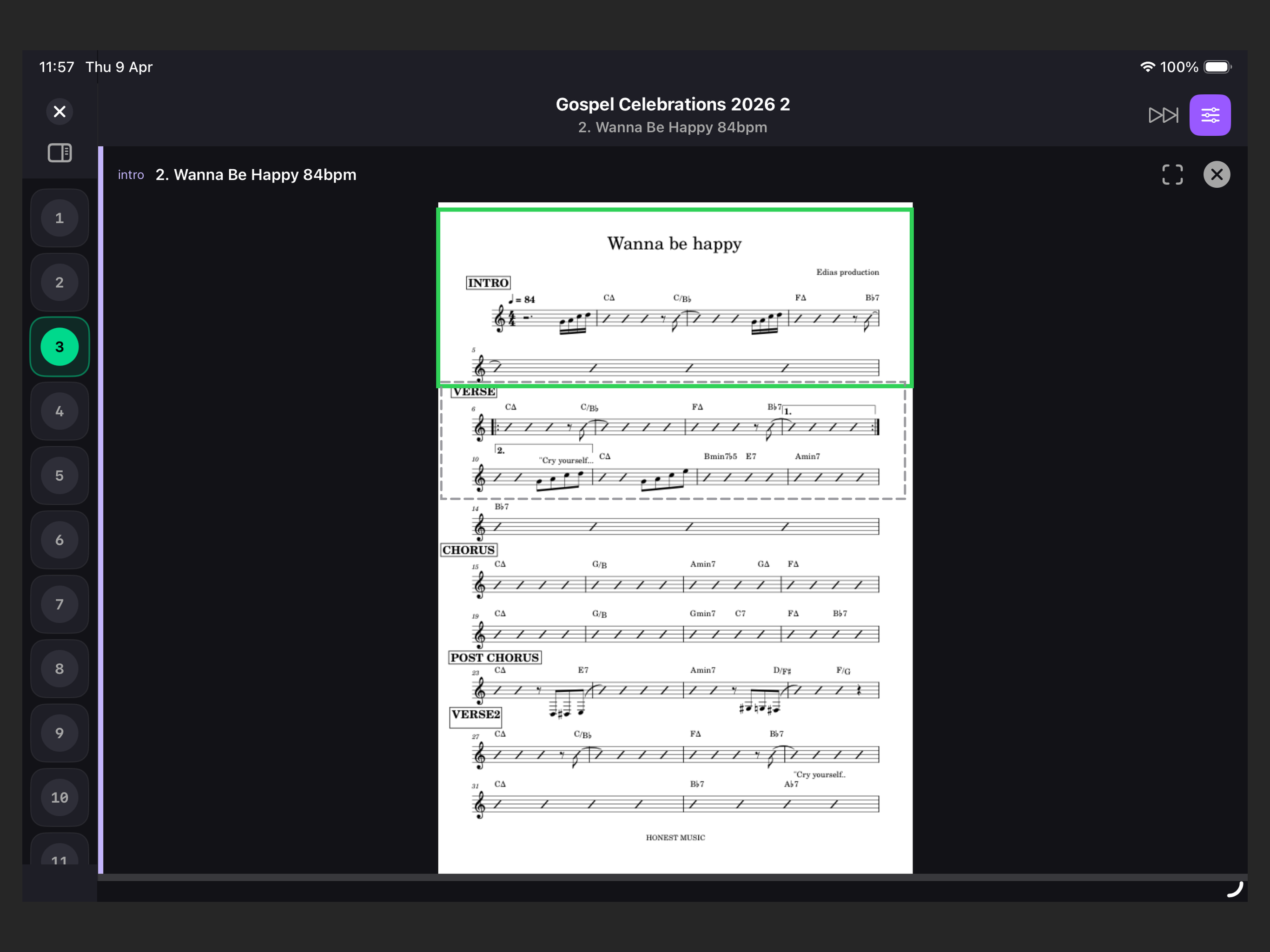 Setlist MIDI screenshot 14