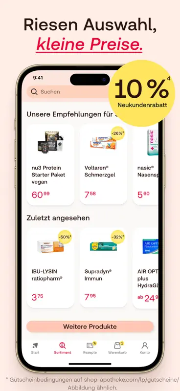 Shop Apotheke: E-Rezept & mehr screenshot 3 of 8