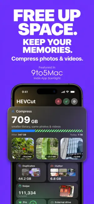 Video Compressor - HEVCut screenshot 1