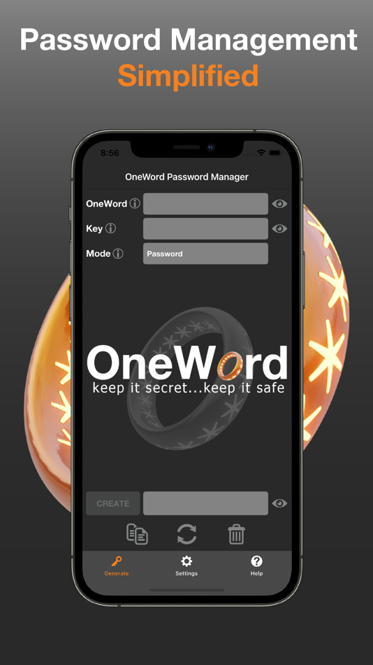 #1. OneWord Password Manager (macOS) By: Cloudland Studios