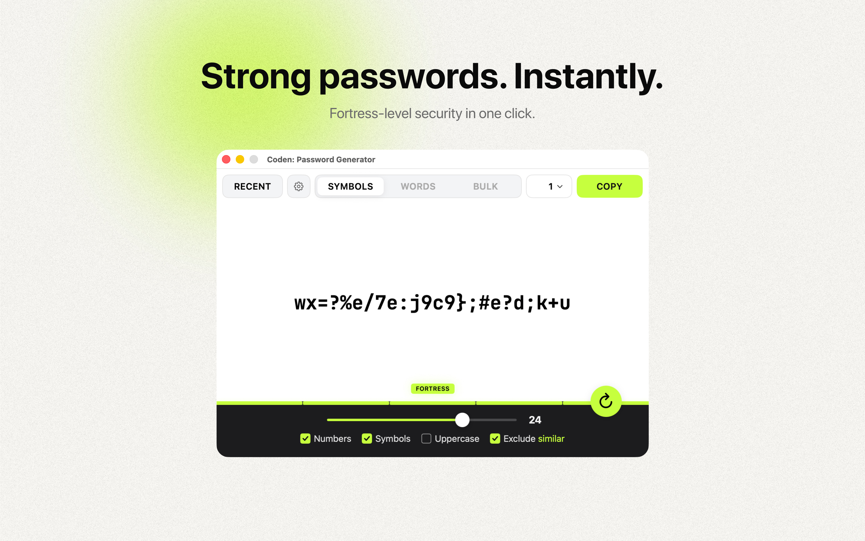 Coden: Password Generator screenshot 13
