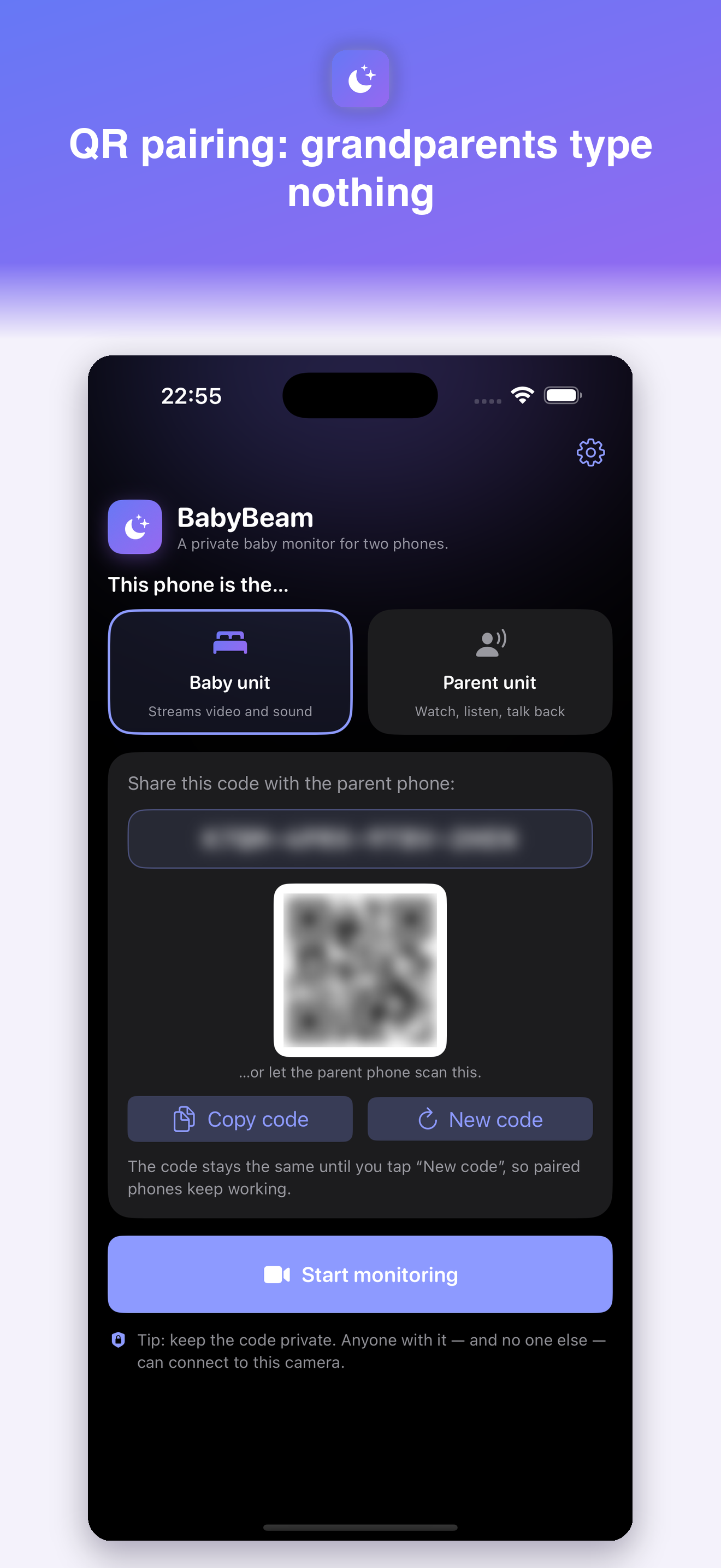 BabyBeam: Baby Monitor & Cam screenshot 5