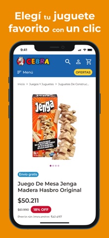 Juguetería Cebra screenshot