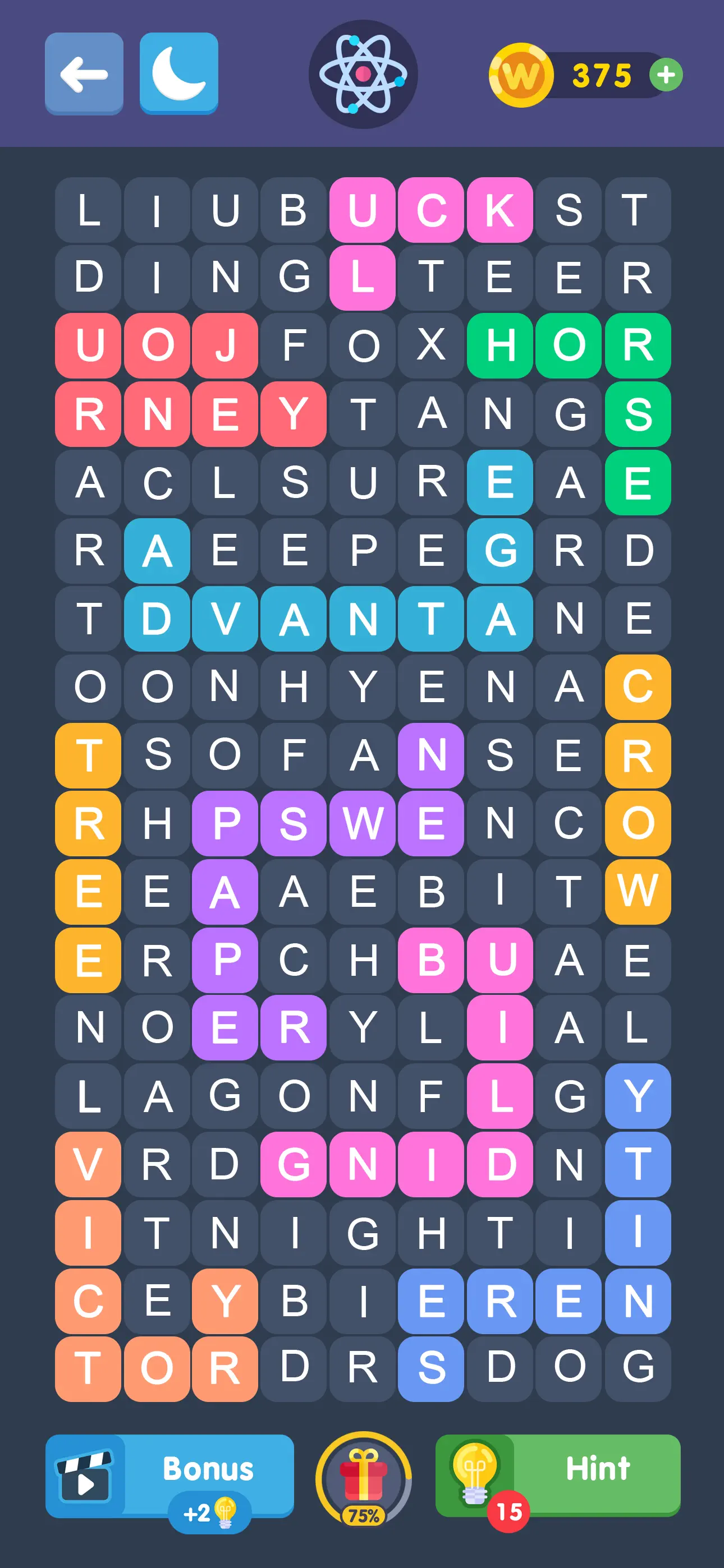 Fillwords: Word Search Puzzle screenshot 5