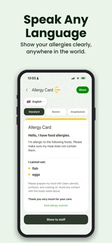 Food Allergy Scanner Allerwise screenshot