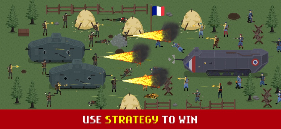 #3. Trench Warfare WW1: Army War (iOS) Podle: SimpleBit Studios ApS
