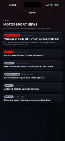 GridDash: Race Companion Screenshot 8 of 10