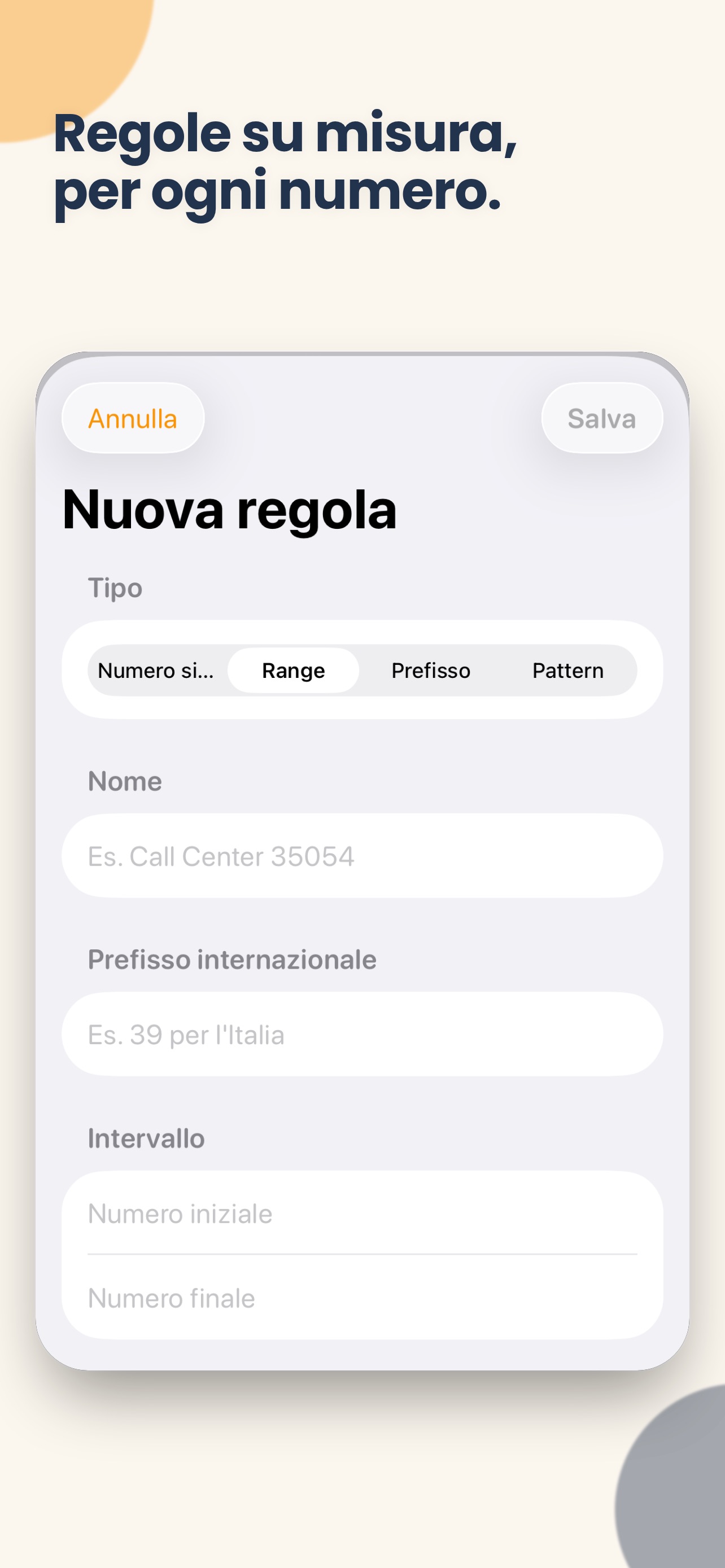 Screenshot 1 of Quieta - Spam Call Blocker