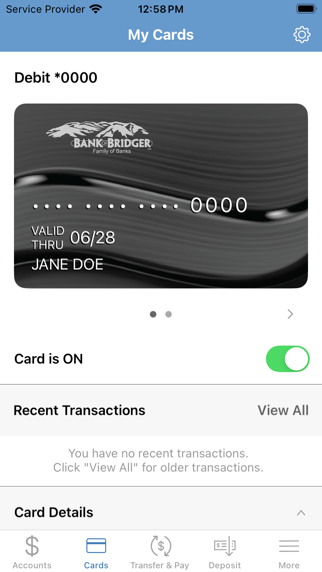 Bank of Bridger Screenshot