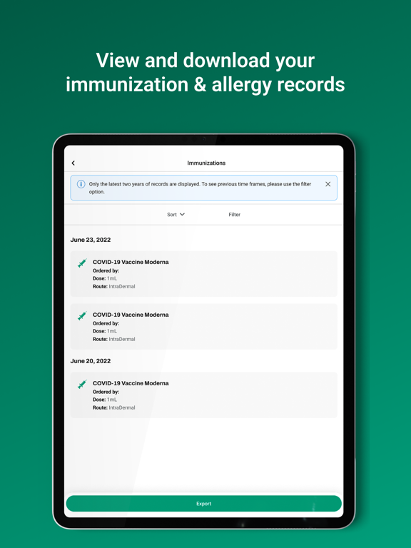 PineApp iPad screenshot 3 - Medical app