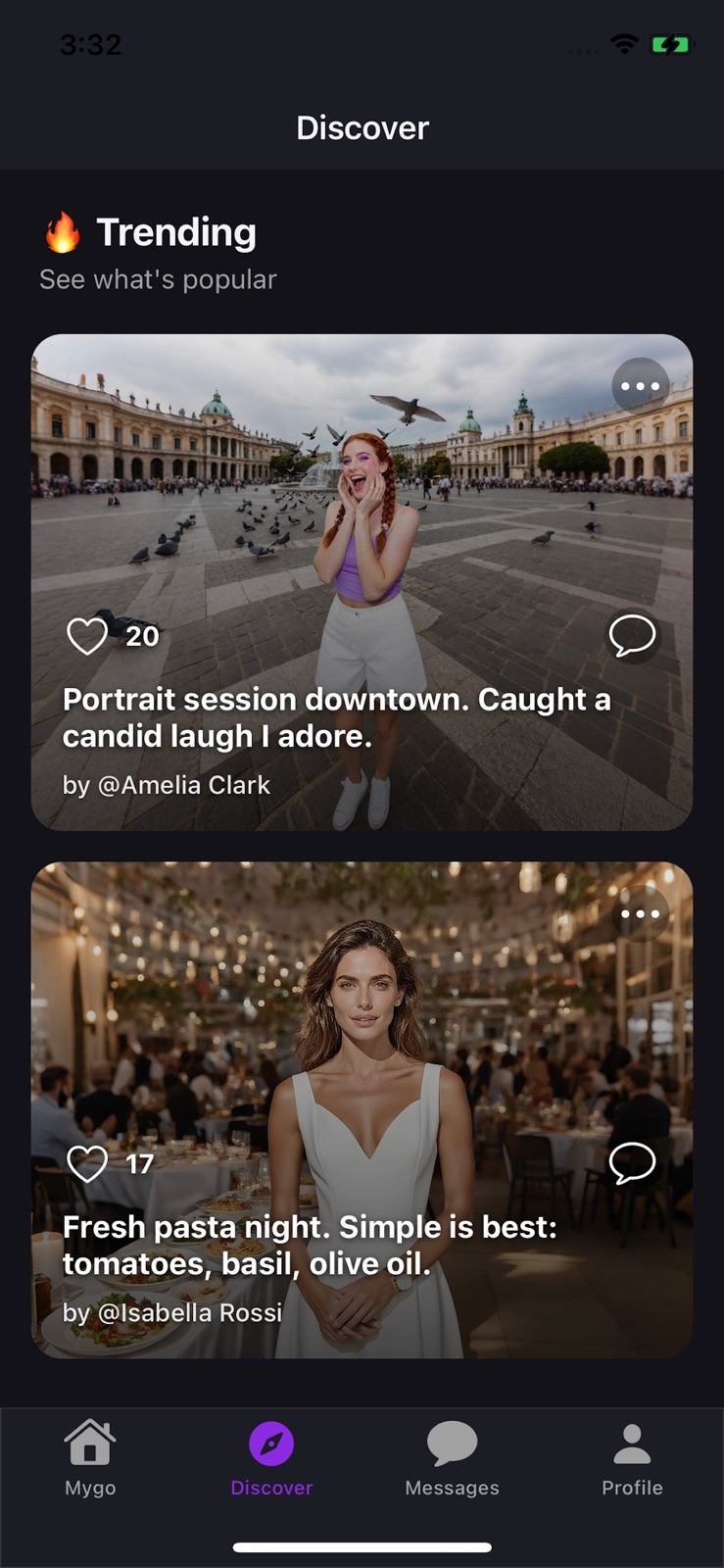 Mygoo - social network iphone screenshot 2
