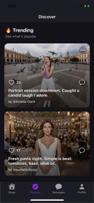 Mygoo - social network screenshot
