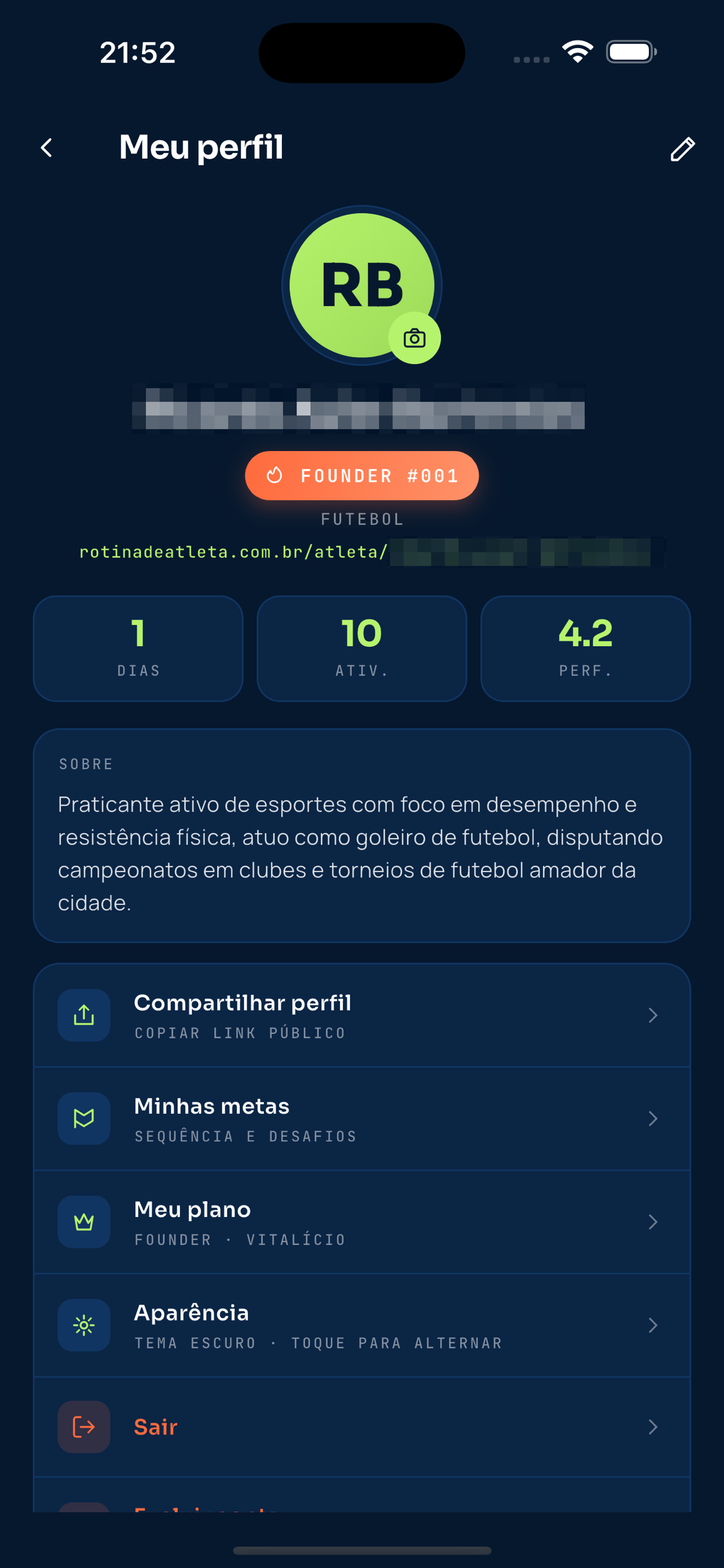 Rotina de Atleta screenshot 10