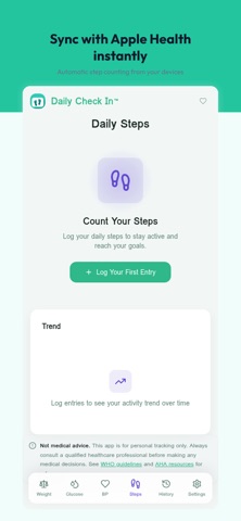 Daily Check In-Health Tracker screenshot