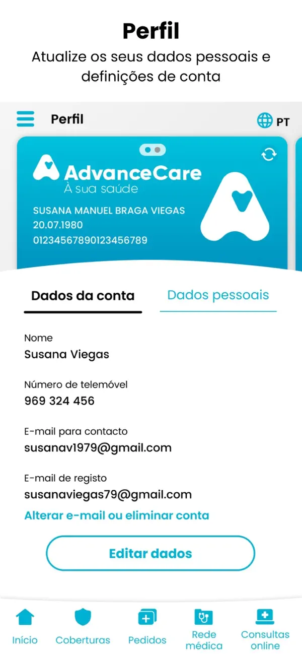 Screenshot #1 pour myAdvanceCare