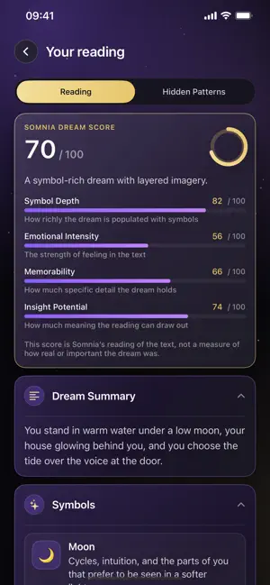 Somnia: Dream Meaning AI screenshot 1