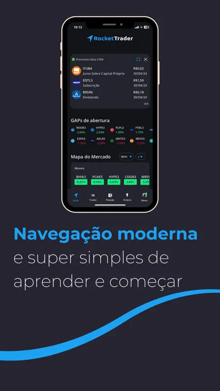 RocketTrader: Ações e Trading screenshot 2 of 7