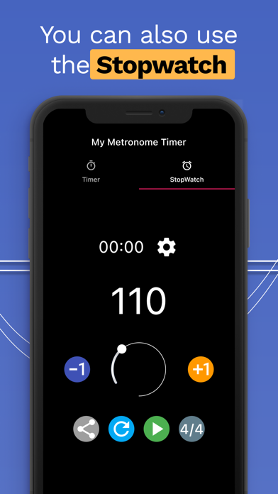 Screenshot #3 pour My Metronome Timer: Tempo Beat