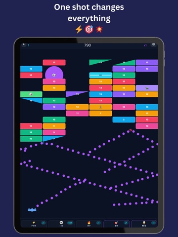 Bricks Breaker: Neon Quest iPad screenshot