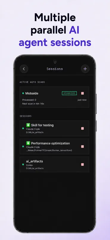 Mobaide: IDE for AI Agents screenshot 2 of 9
