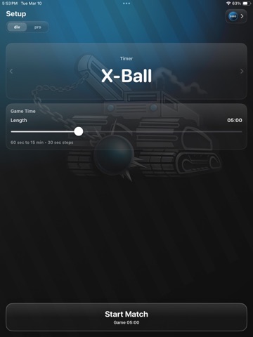 Paintball Timer iPad screenshot