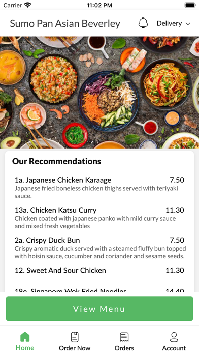 Sumo Pan Asian Beverley Screenshot
