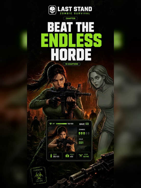 Last Stand: Zombie Survival iPad screenshot