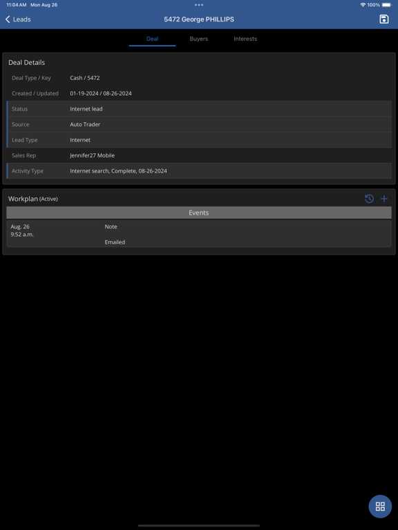 PBS Sales iPad screenshot 9 - Productivity app