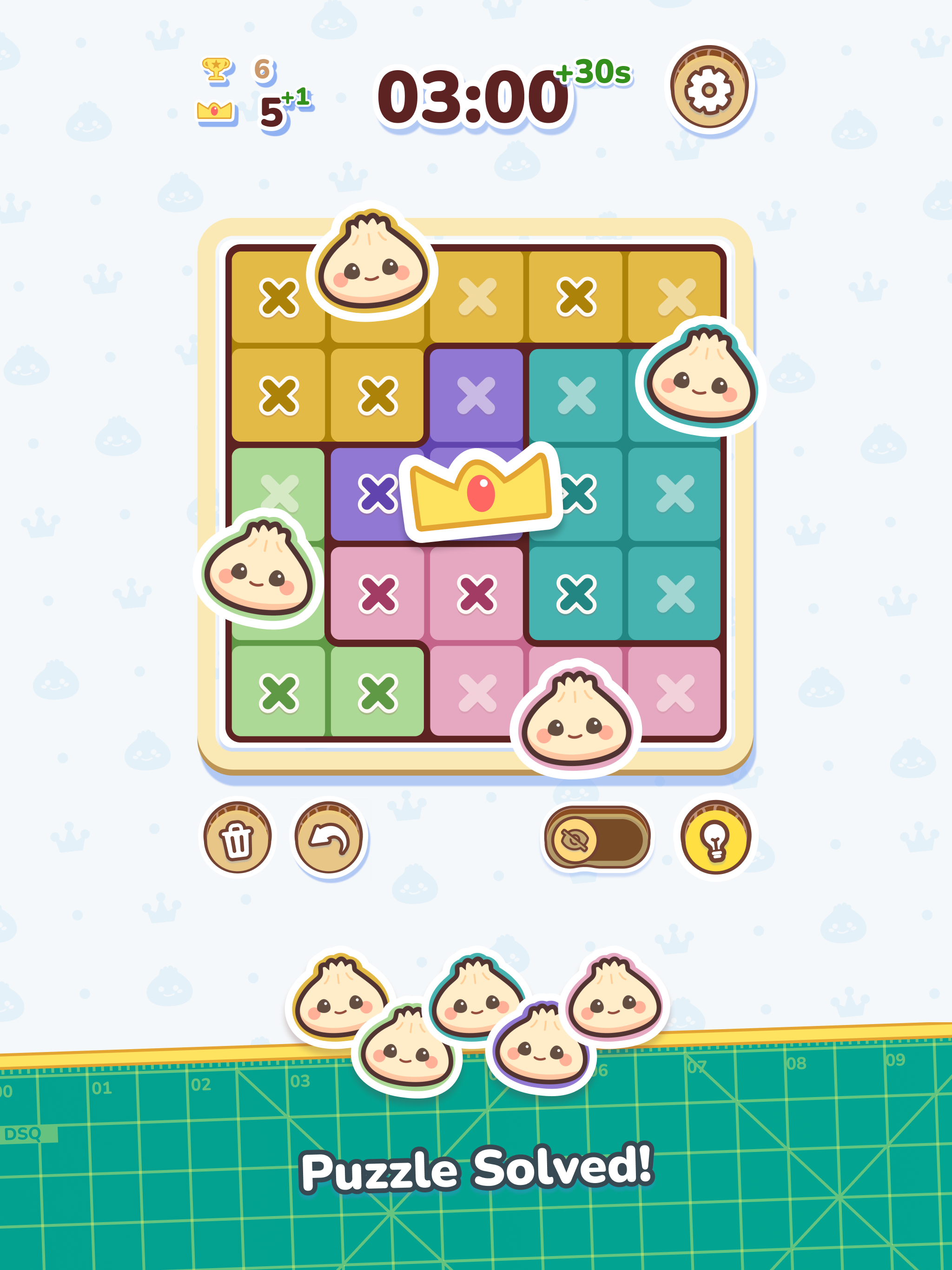Dim Sum Queens: Logic Puzzle