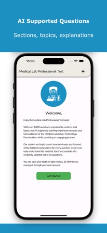 Medical Lab Professional Test iPhone screenshot