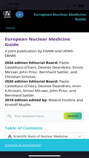 Europ. Nuclear Medicine Guide screenshot 2