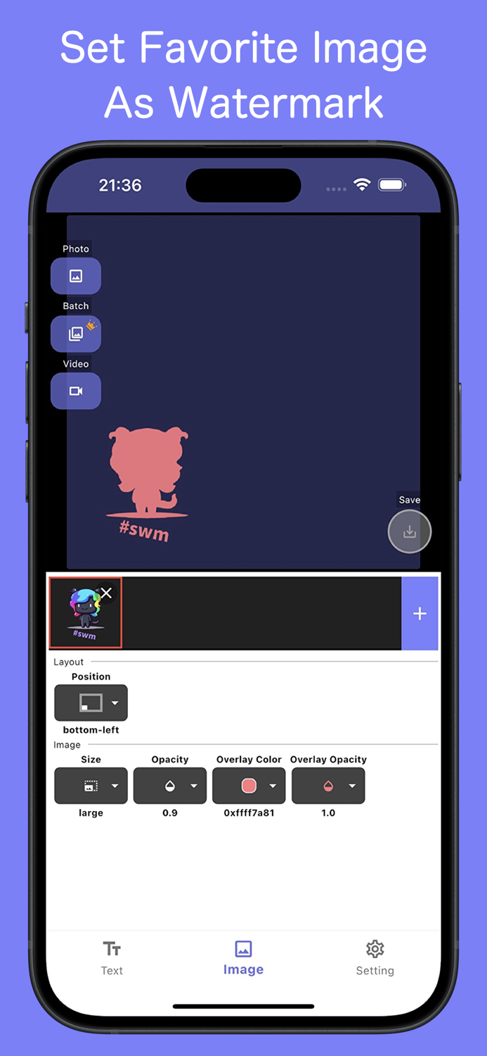 Watermark Photos - WaterStamp