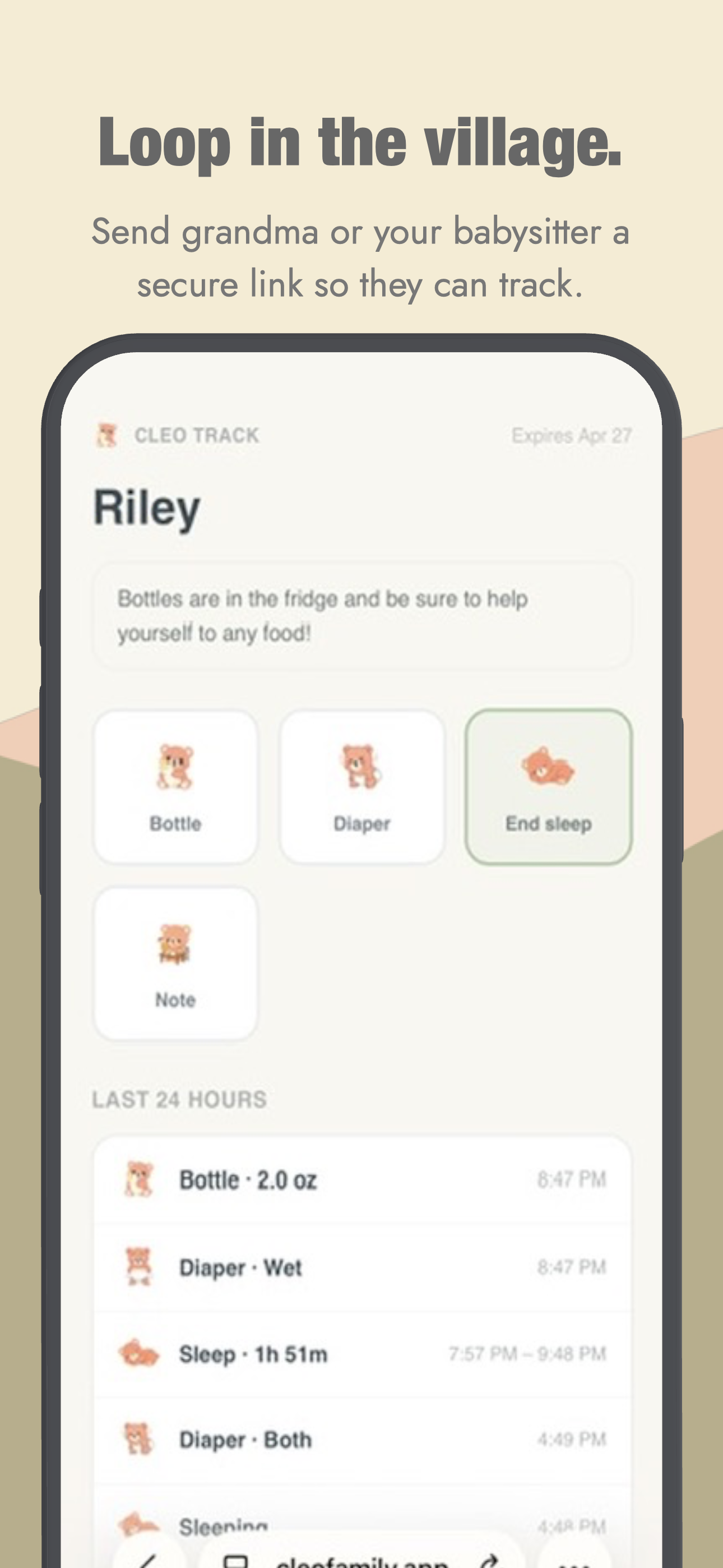 Cleo Track — Baby Tracker screenshot 5