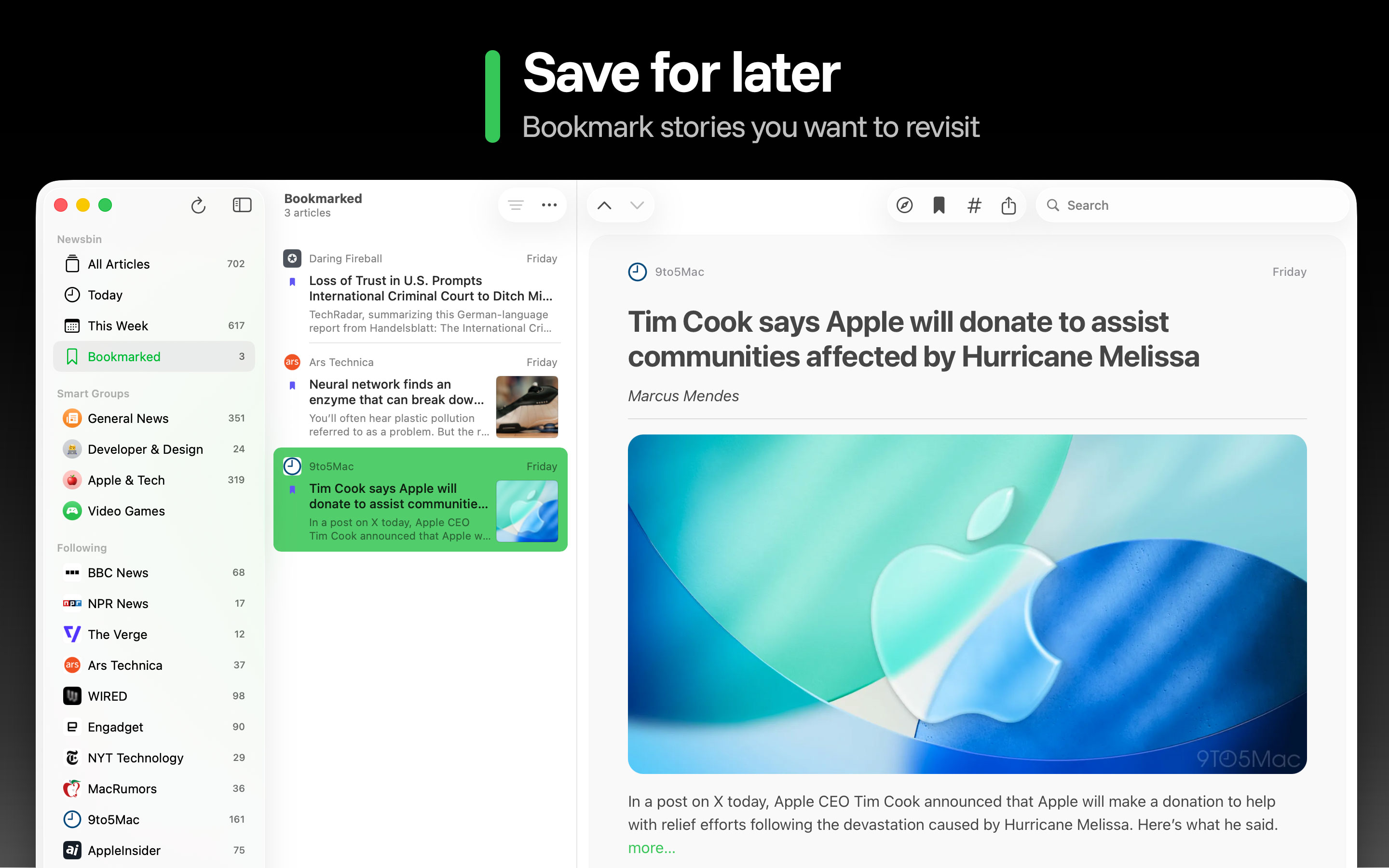 Newsbin: RSS Feed Reader screenshot 30