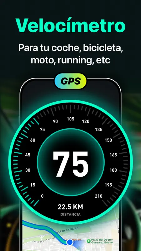 Velocímetro: GPS Navegación screenshot 1 of 10