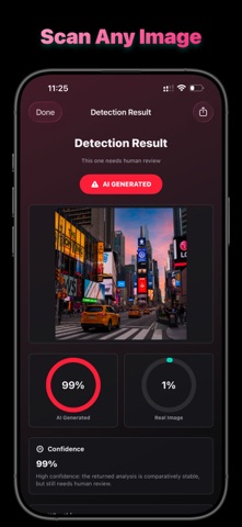 AI Image Detector - Realens Screenshot 3 of 4