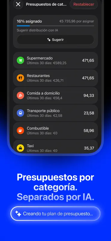 Expensa: Gastos y Presupuesto screenshot 6 of 8