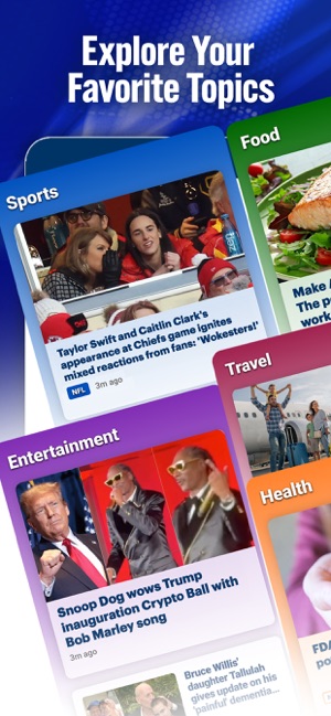 Screenshot of Fox News: US & World Headlines